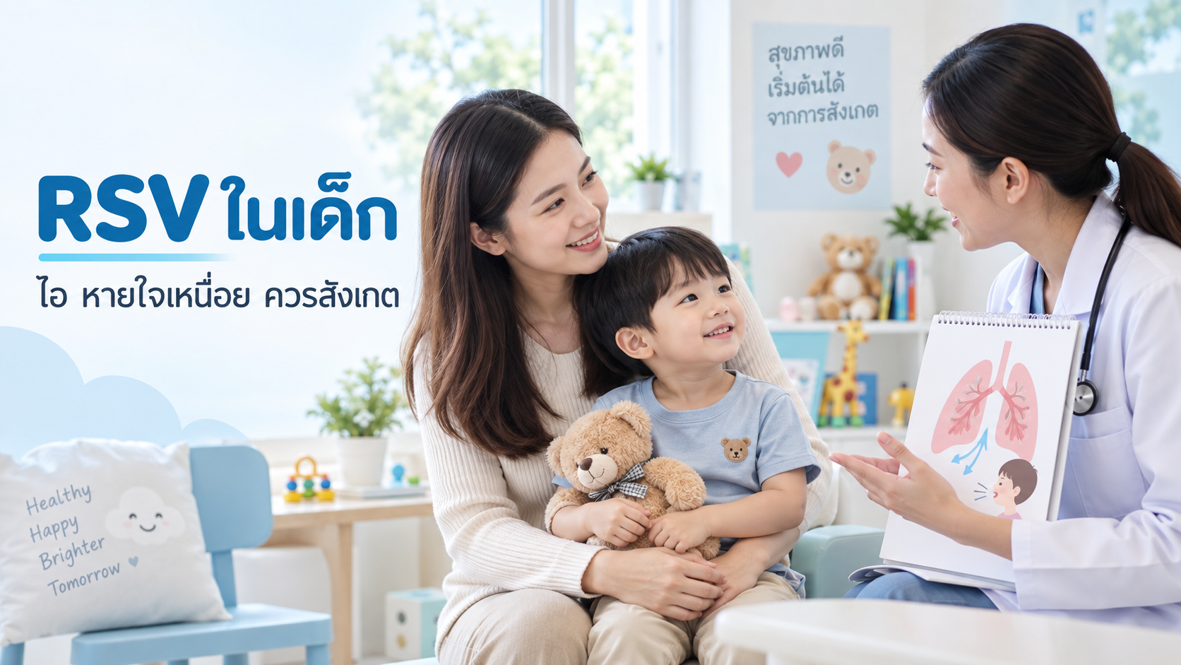 RSV ในเด็ก ตรัง: อาการ ไอ หายใจเหนื่อย และสัญญาณอันตราย