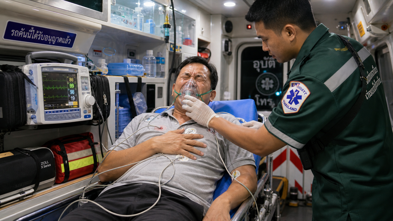 อาการหัวใจวาย STEMI ที่ต้องโทร 1669 ทันที