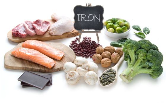 7 อาหารธาตุเหล็กสูง