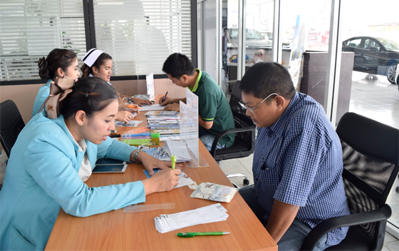 ออกบูธตรวจสุขภาพ ร่วมกับ มาสด้าตรัง